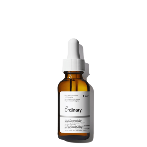 solution d'ascorbyl tetraisopalmitate 20% dans une base de vitamine f